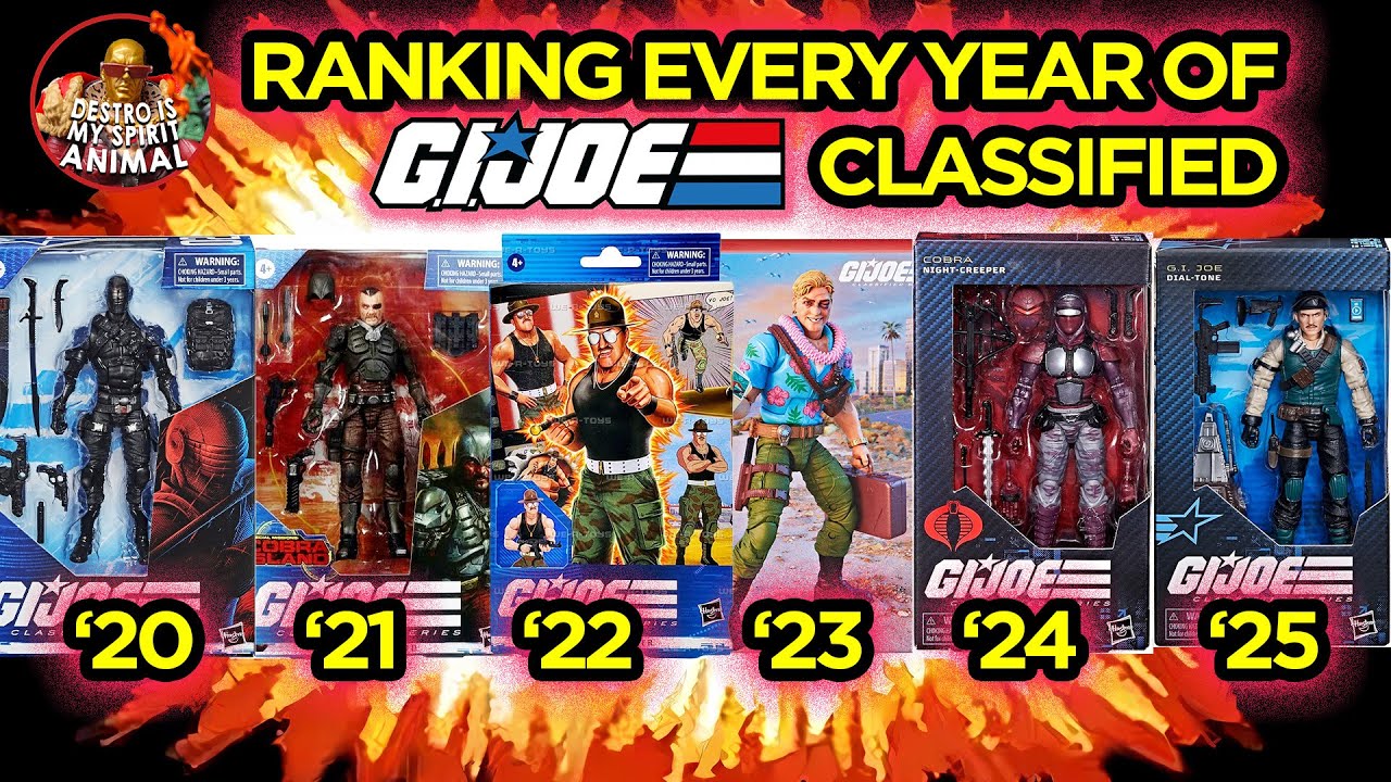 Ranking EVERY Year of GI Joe Classified!