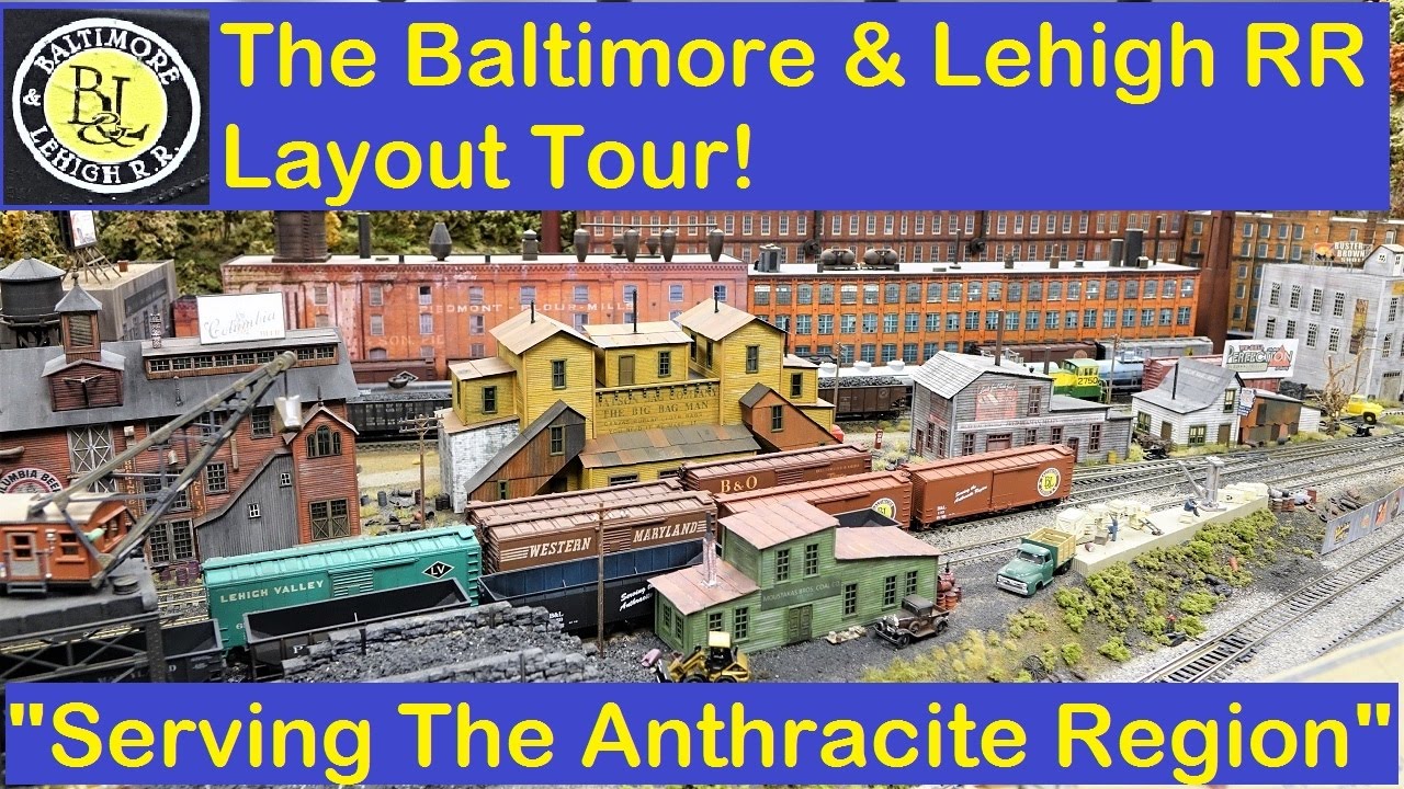Bill Schopf's  Baltimore & Lehigh RR: Layout Tour