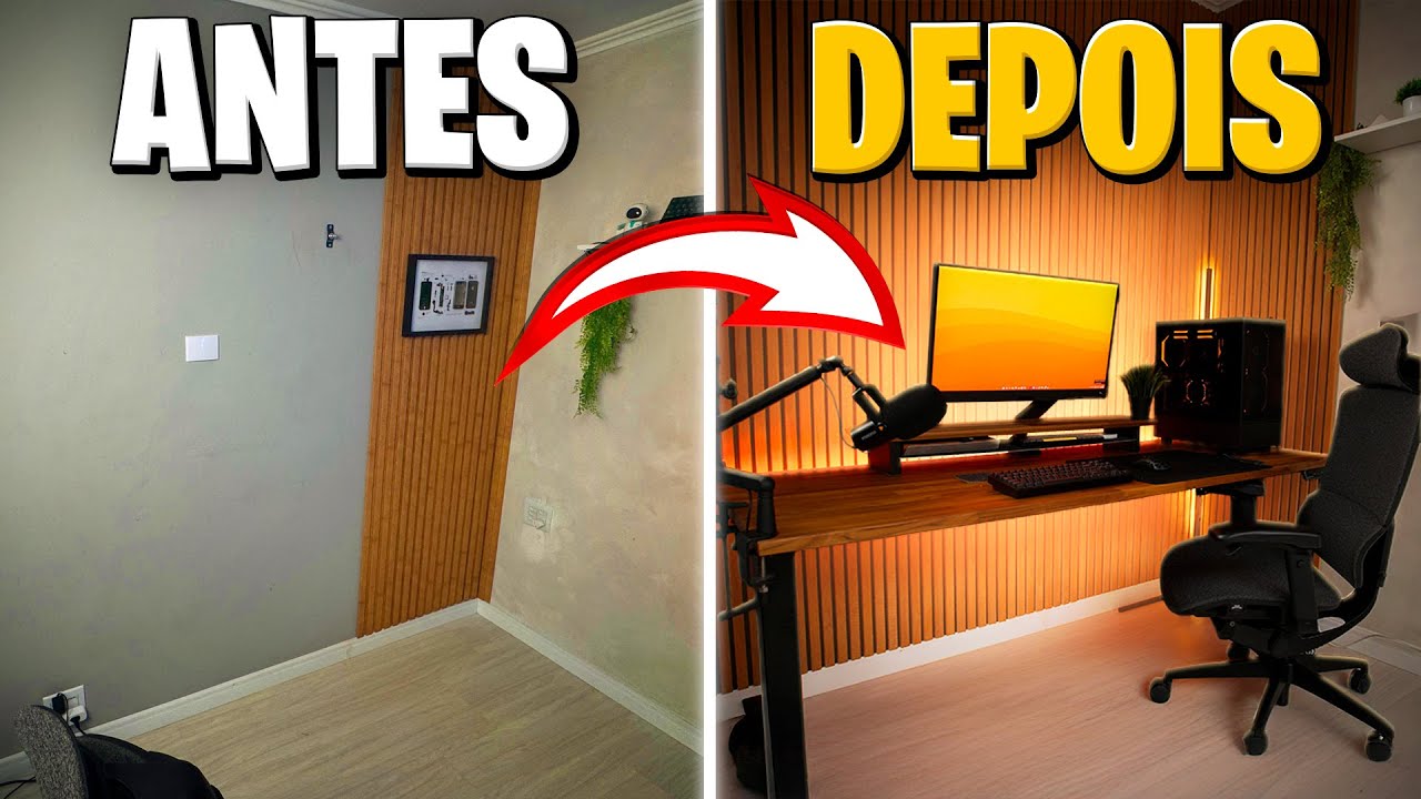 O Setup Gamer Mais Bonito Que Já Montei (ANTES e DEPOIS!)
