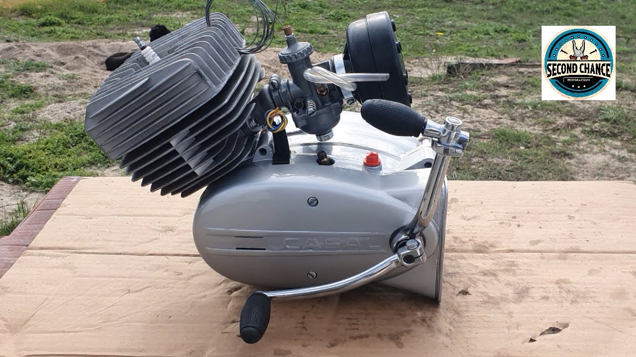 Full restoration old moped Casal motor from 1975