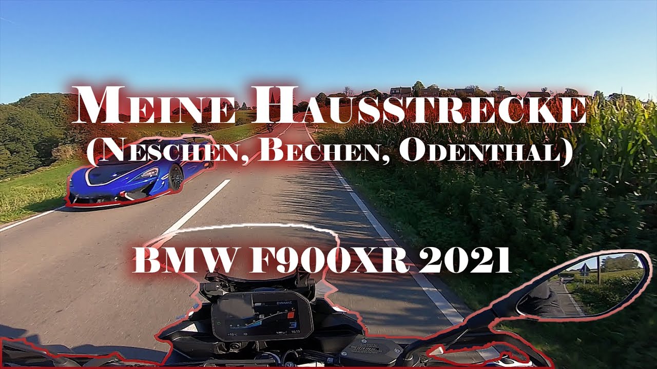 💯 Unterwegs auf der Hausstrecke im Bergischen Land ⛰🏍 über Bechen & Odenthal 🤩 Onboard BMW F900XR
