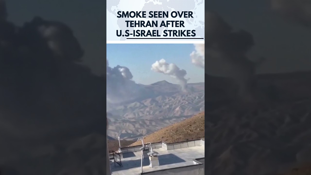 Smoke Rises Over Tehran After US-Israel Strikes Target IRGC Command Centres | Iran War | N18G