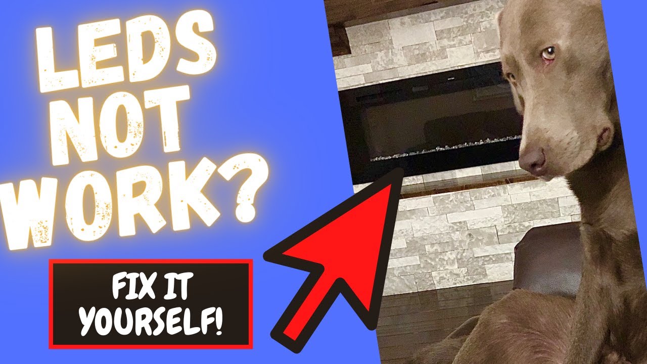 ELECTRIC FIREPLACE LED LIGHT STRIP REPLACEMENT