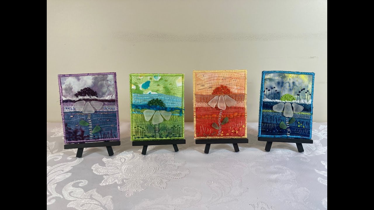 How to Create Quilted Sea Glass Flowers