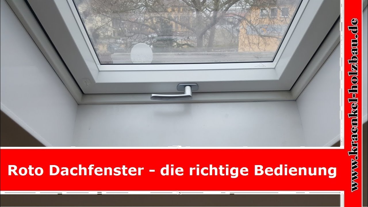 Wieso Roto Dachfenster nur einen Griff haben ODER: Warum hat mir das eigentlich noch keiner gesagt!