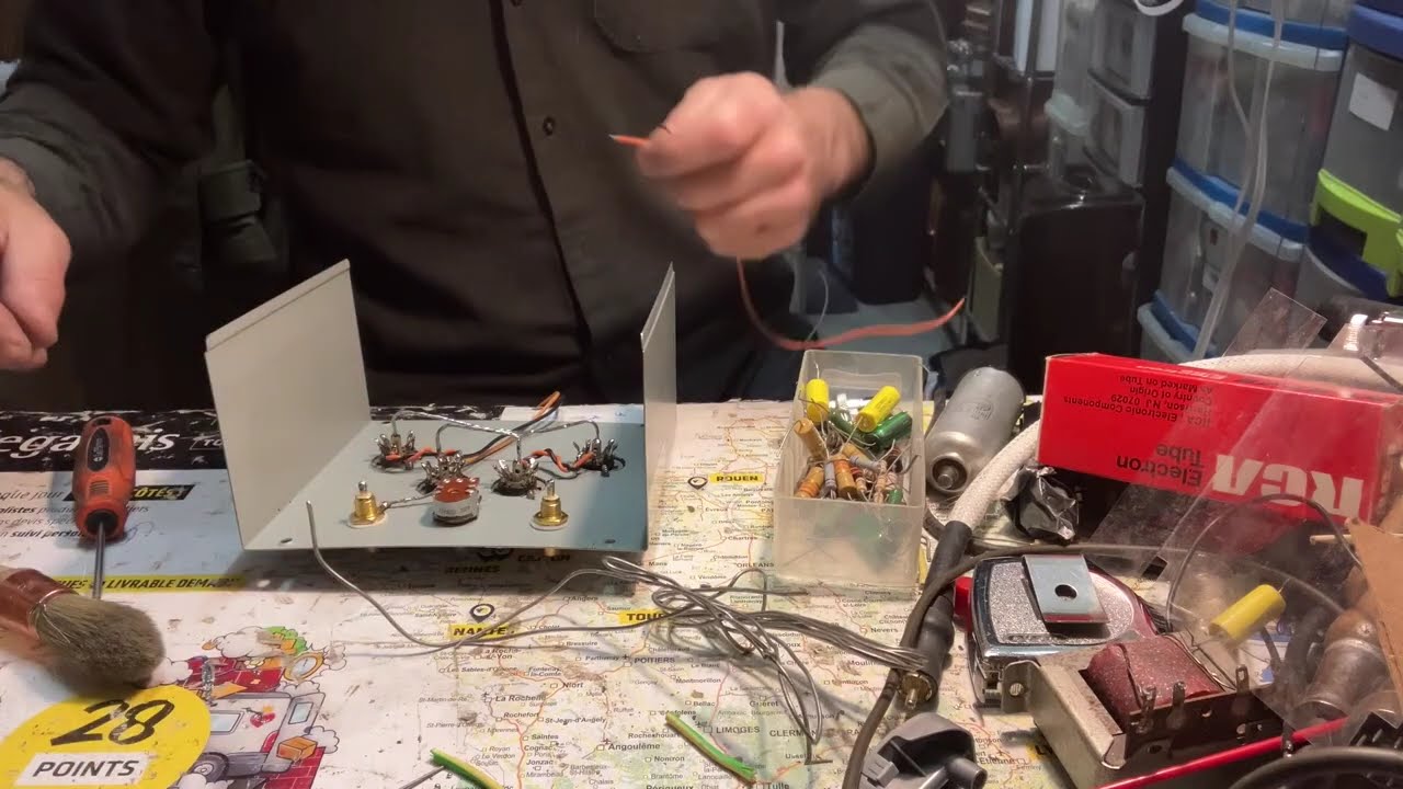 Construction d’un amplificateur  à tubes DiY single ended Classe A à partir de récupération
