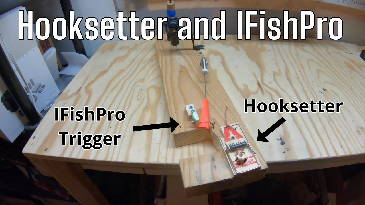 DIY Hooksetter and IFishPro All-In-One Ice Fishing Tip-Up (Cheap and Easy Tip-Up Build)