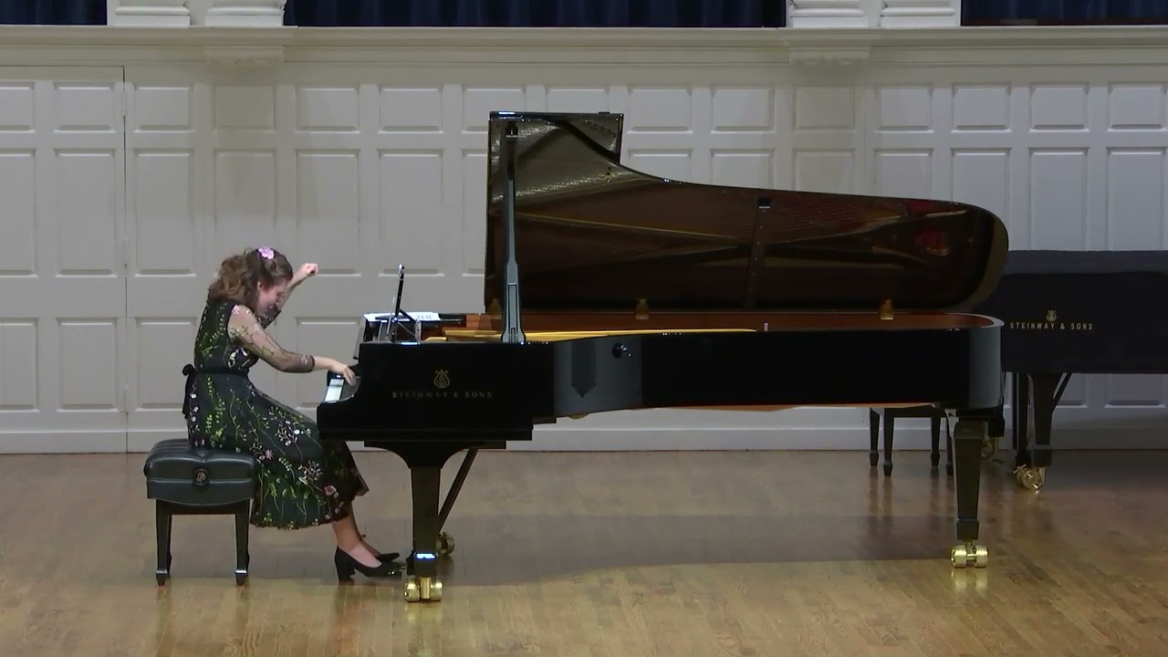 Alexa Stier plays George Benjamin: Piano Sonata, I.Vivace