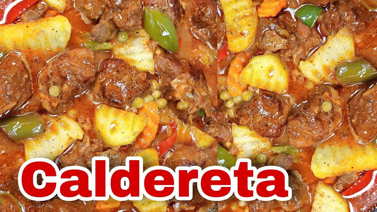 SPICY PORK RIBS CALDERETA RECIPE | Pork Stew Recipe Filipino Style