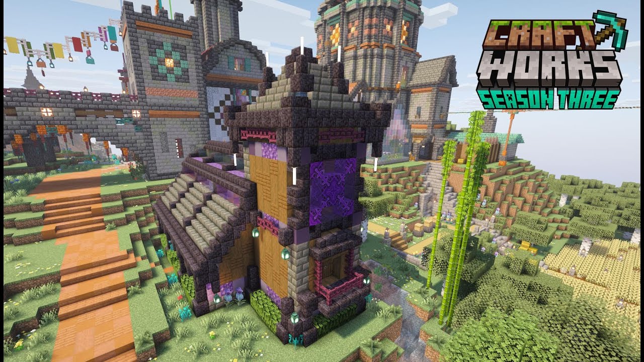 New Adventure Guild Recruits & Ice Race Course - CW SMP S3 #craftworkssmp #minecraft