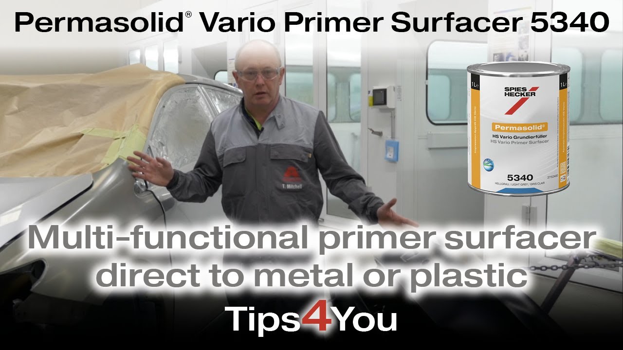 Permasolid&reg; Vario Primer Sufacer 5340 - Multi functional primer surfacer, direct to metal or plastic