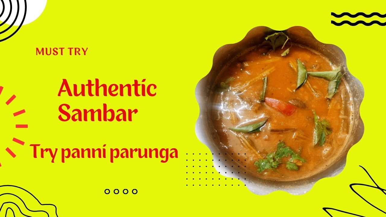 Easy & Tasty sambar recipe / how to make easy sambar