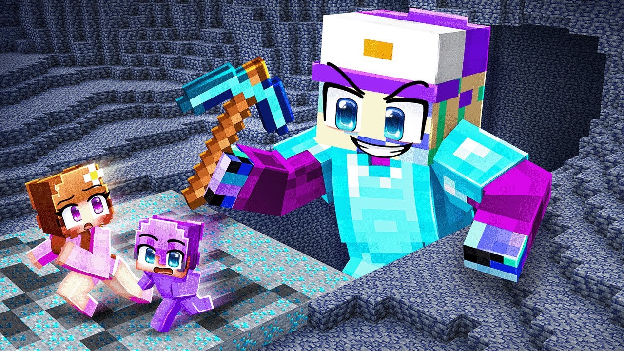 Minecraft, но Dash добывает 1 000 000 алмазов