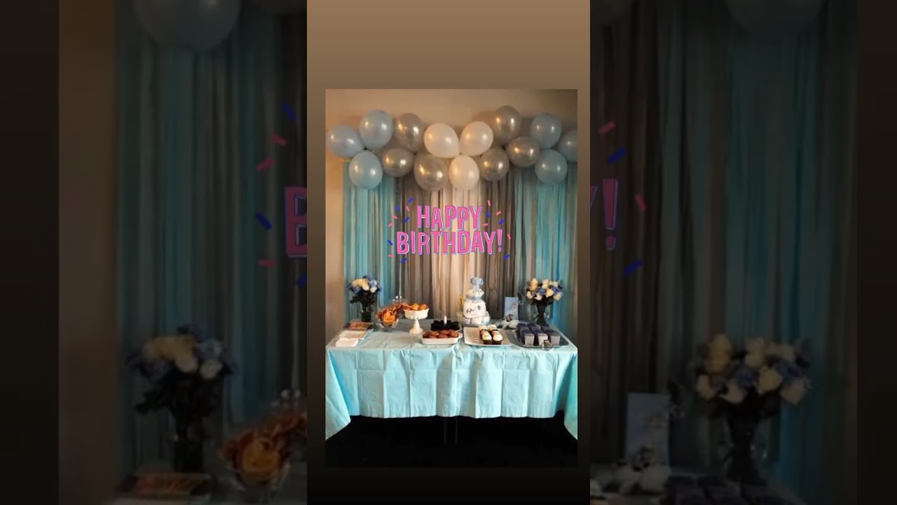 58th birthday decoration ideas at home
