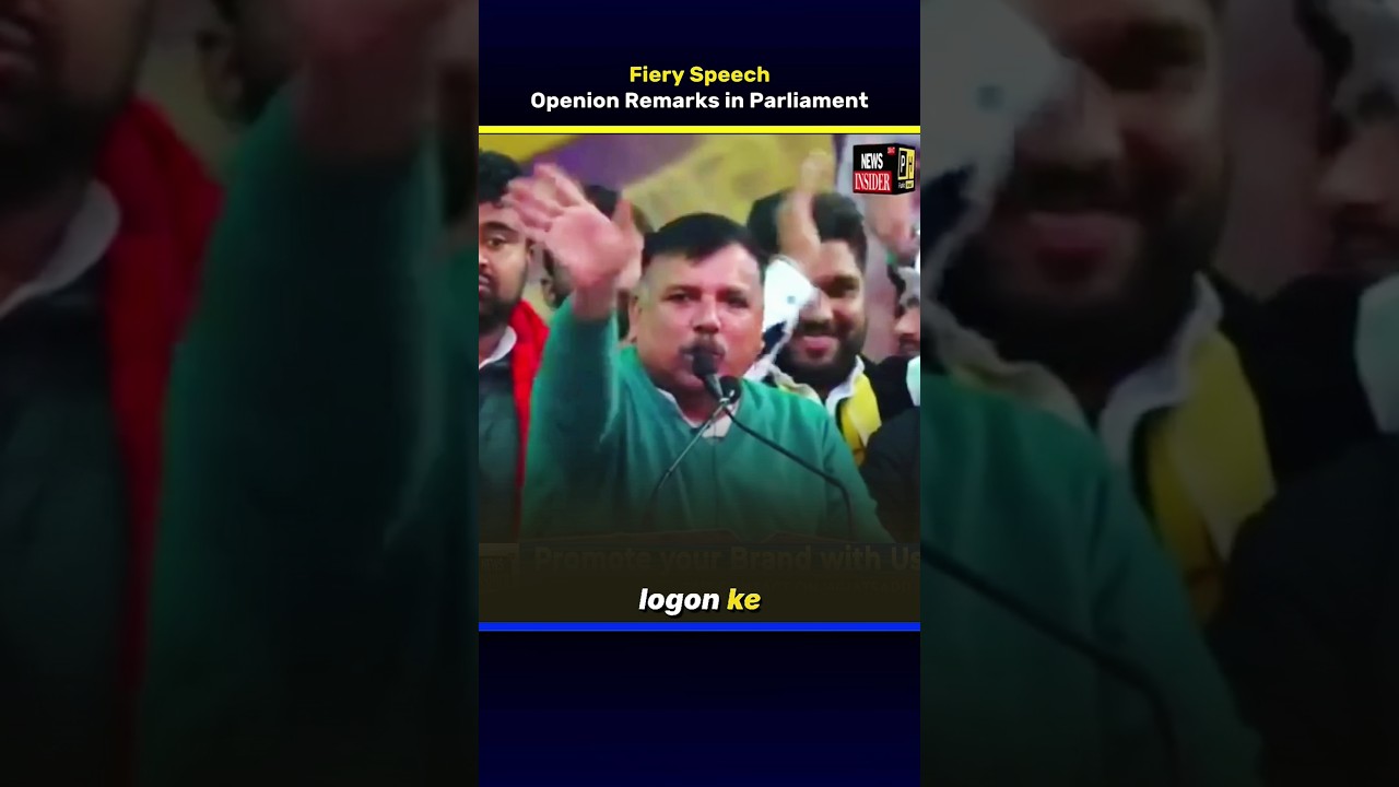 Sanjay Singh's Opening Remarks in Parliament | Fiery Speech | Direct News