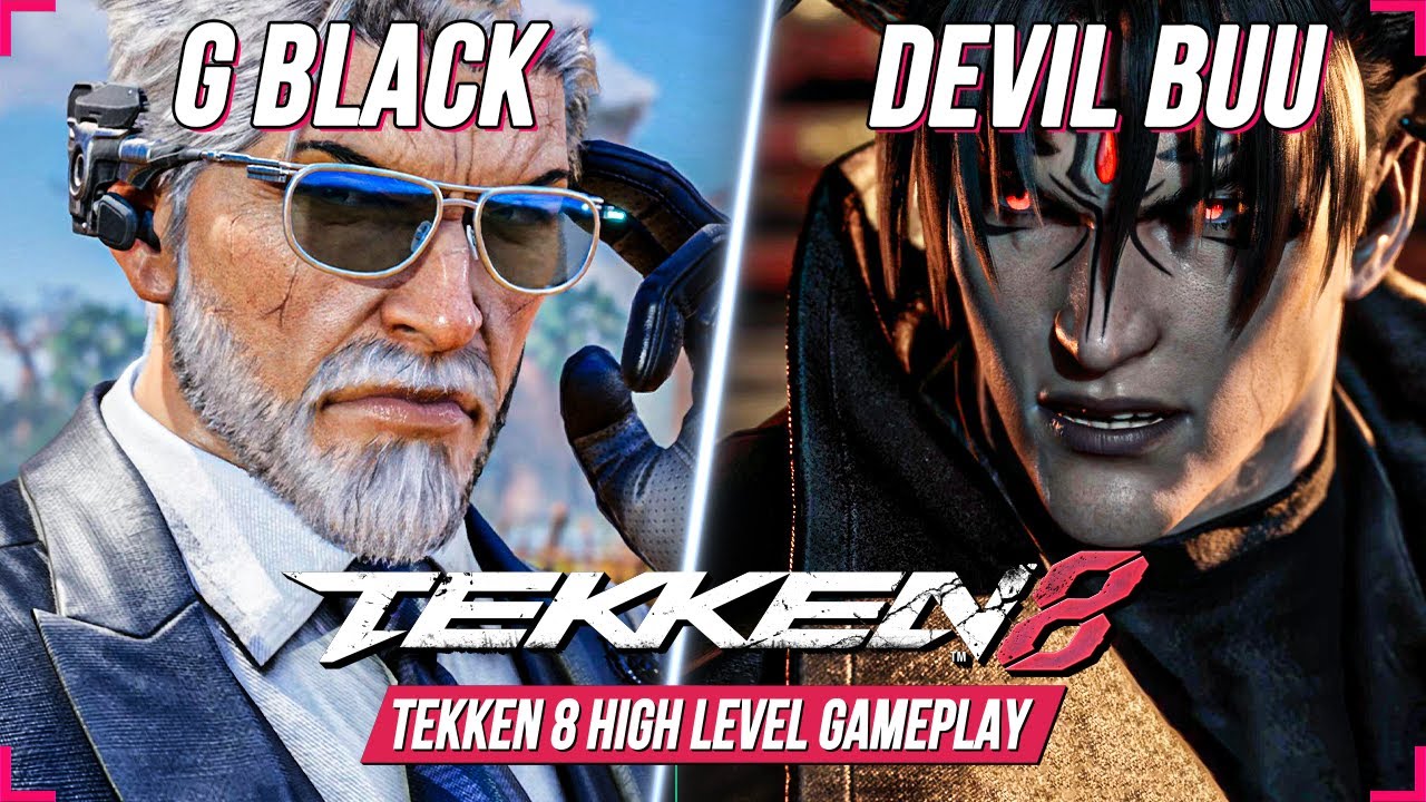 TEKKEN 8 ⚡ G Black (VICTOR)  Vs  DEVIL BUU (DEVIL JIN) 💪 T8 High Level Gameplay