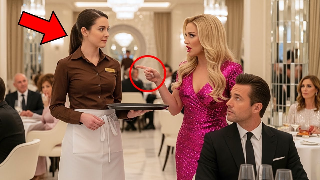 “You’re Just a Waitress!” — Her Next Sentence Makes the Billionaire Stand Up in Shock