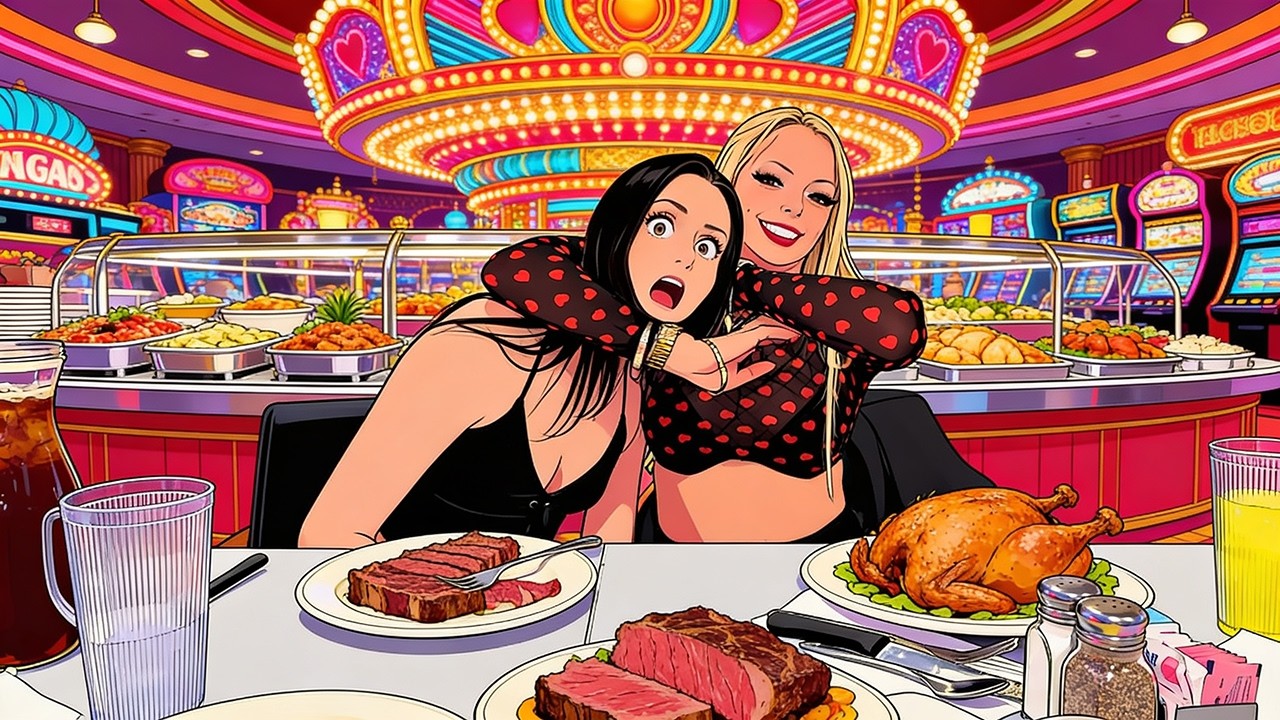 She Put Me in a Headlock at a VEGAS Buffet!