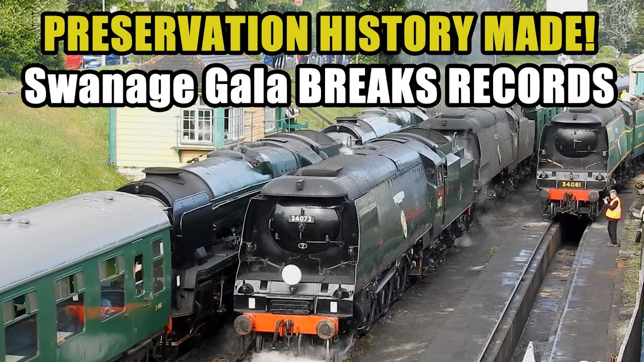 EIGHT BULLEID PACIFICS together for the first time in OVER FIVE DECADES!