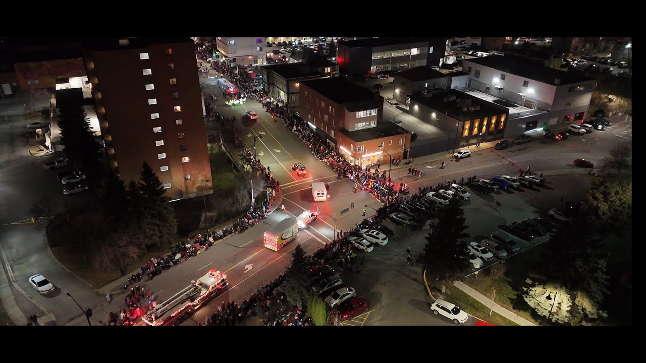 Sudbury Santa Claus Parade｜4K Drone Footage