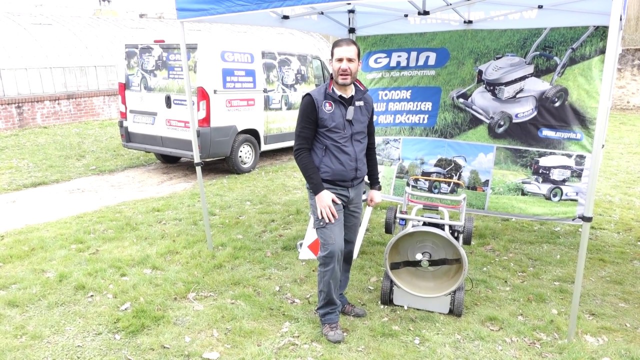 GRIN Srl : Giuseppe GIANNONE présente la nouvelle tondeuse thermique grand public HM46 InStart