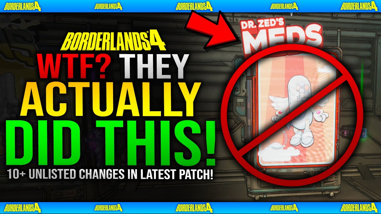 10 UNLISTED CHANGES in Latest Patch Update! - Hidden Nerfs & MORE! - Borderlands 4 Patch Update