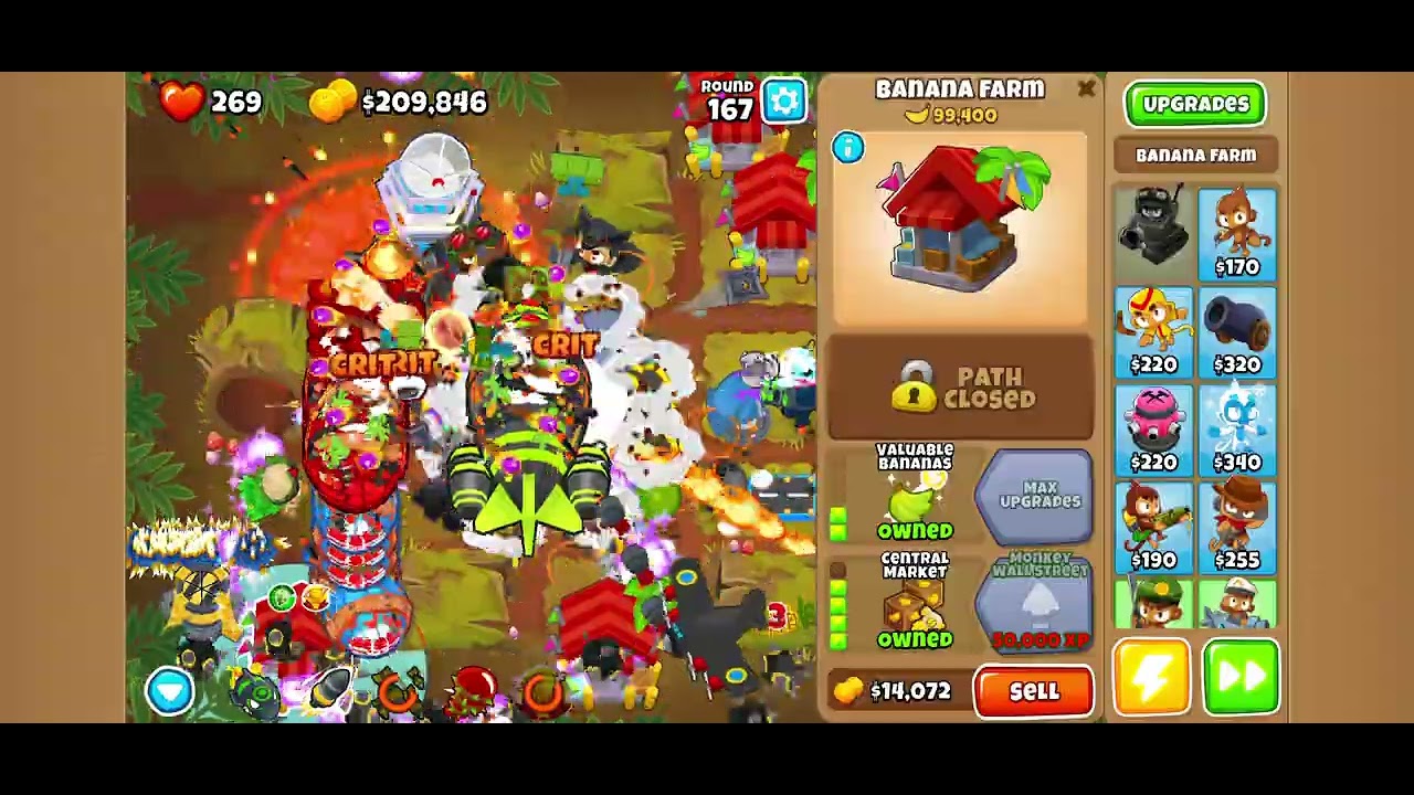 Playing bloons round 150+ part1