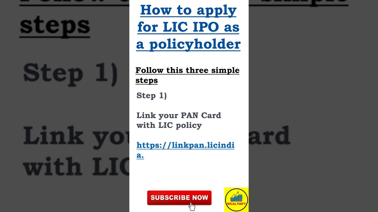 LIC IPO for policyholders | How to Apply #shorts