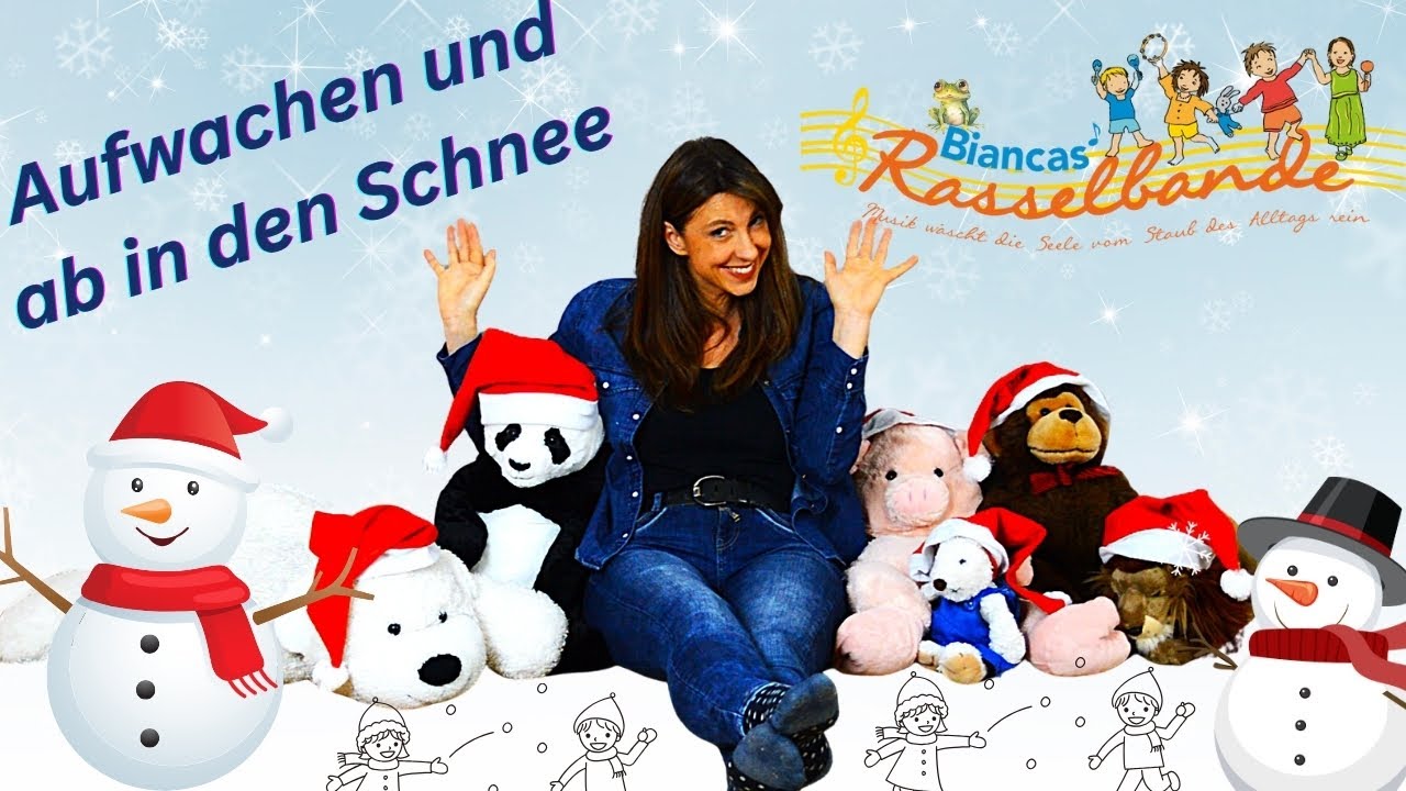Aufwachen und ab in den Schnee!🕸🐧❄️☃️ - Bewegungslieder/Musikalische Früherziehung🎼🎹🪇