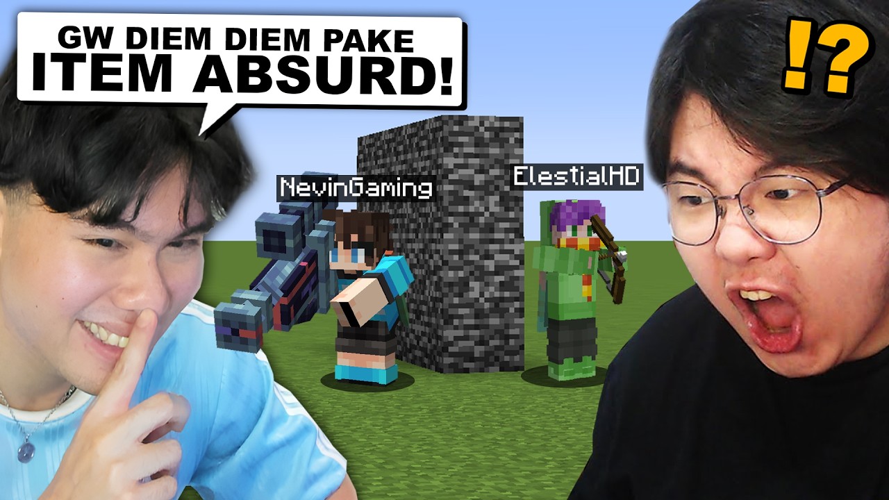 Tebak Item Di Minecraft, Tapi Gw Diem Diem Menggunakan ITEM ABSURD ..
