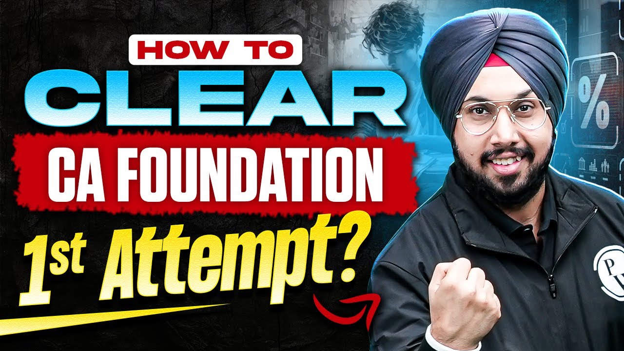 How To Clear CA Foundation In 1st Attempt?🤔