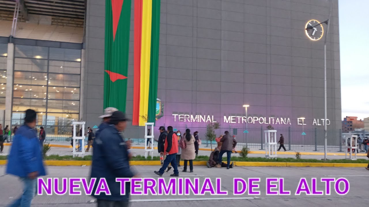 NUEVA TERMINAL METROPOLITANA DE LA CUIDAD DEL ALTO-BOLIVA //el_BENJO