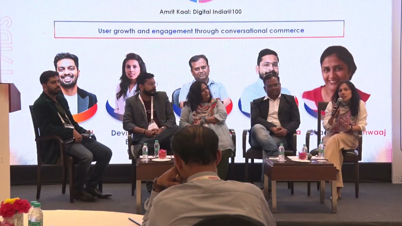 Panel Discussion on user growth and engagement through conversational commerce at #17IDS | IAMAI