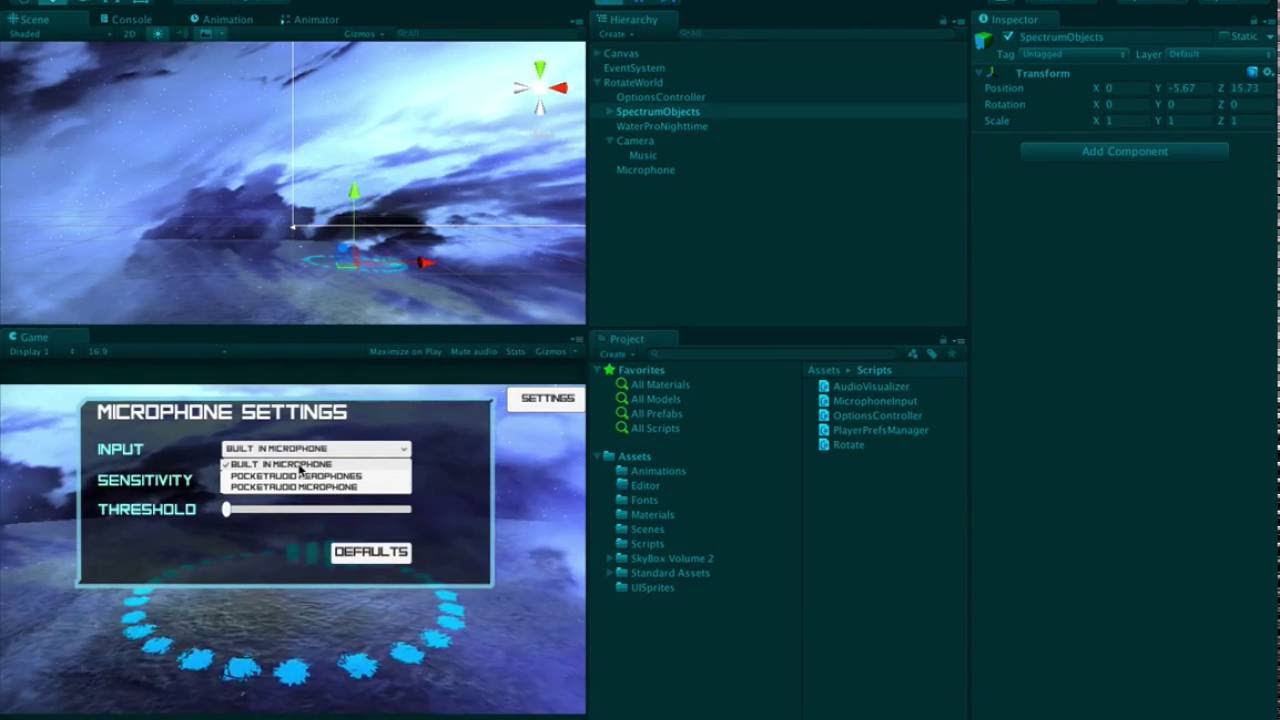 My Little Unity: Episode 02 - Capturing Microphone Input