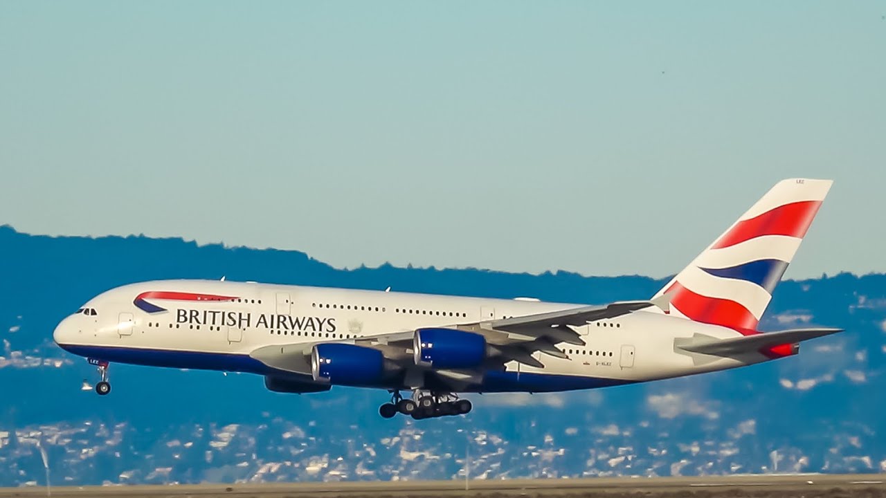 Golden Hour A380 747 A350 Spotting SFO
