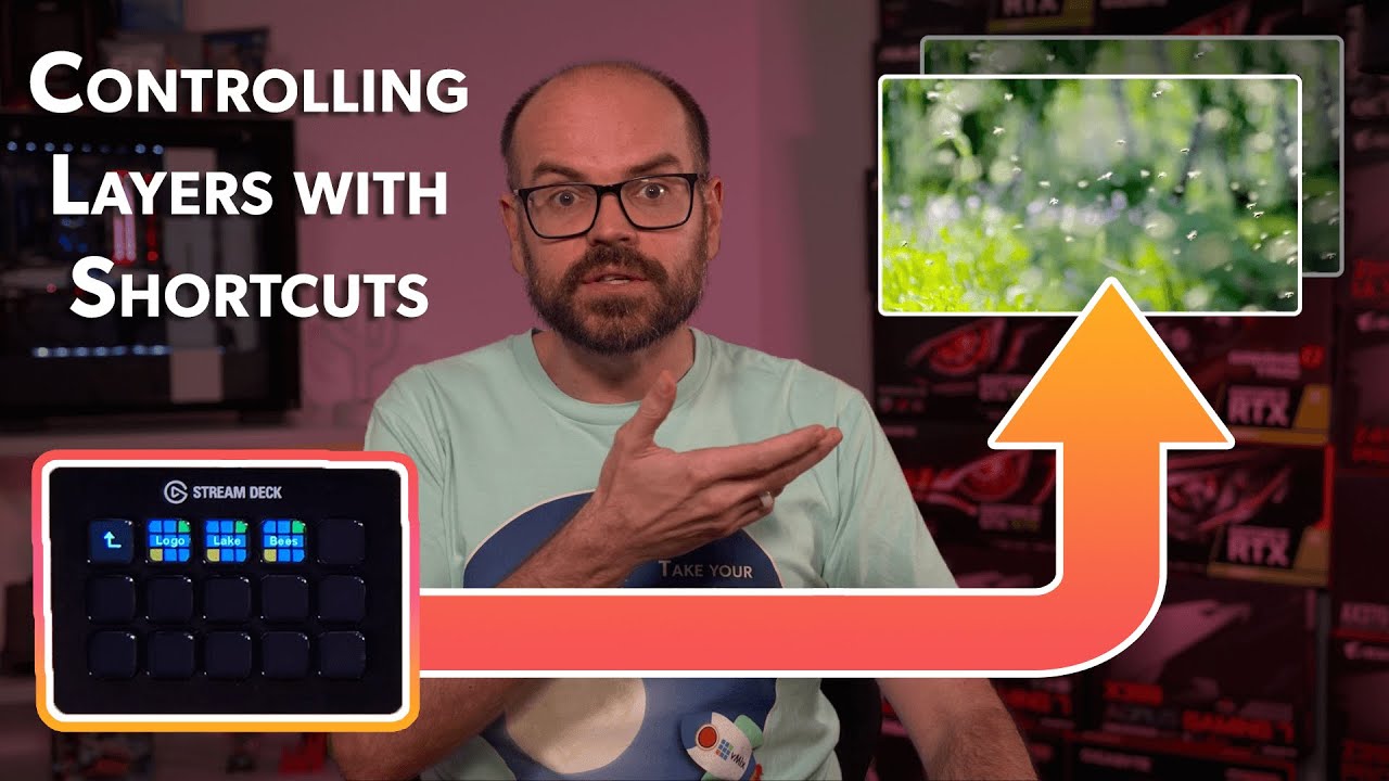 How to control vMix layers with shortcuts.