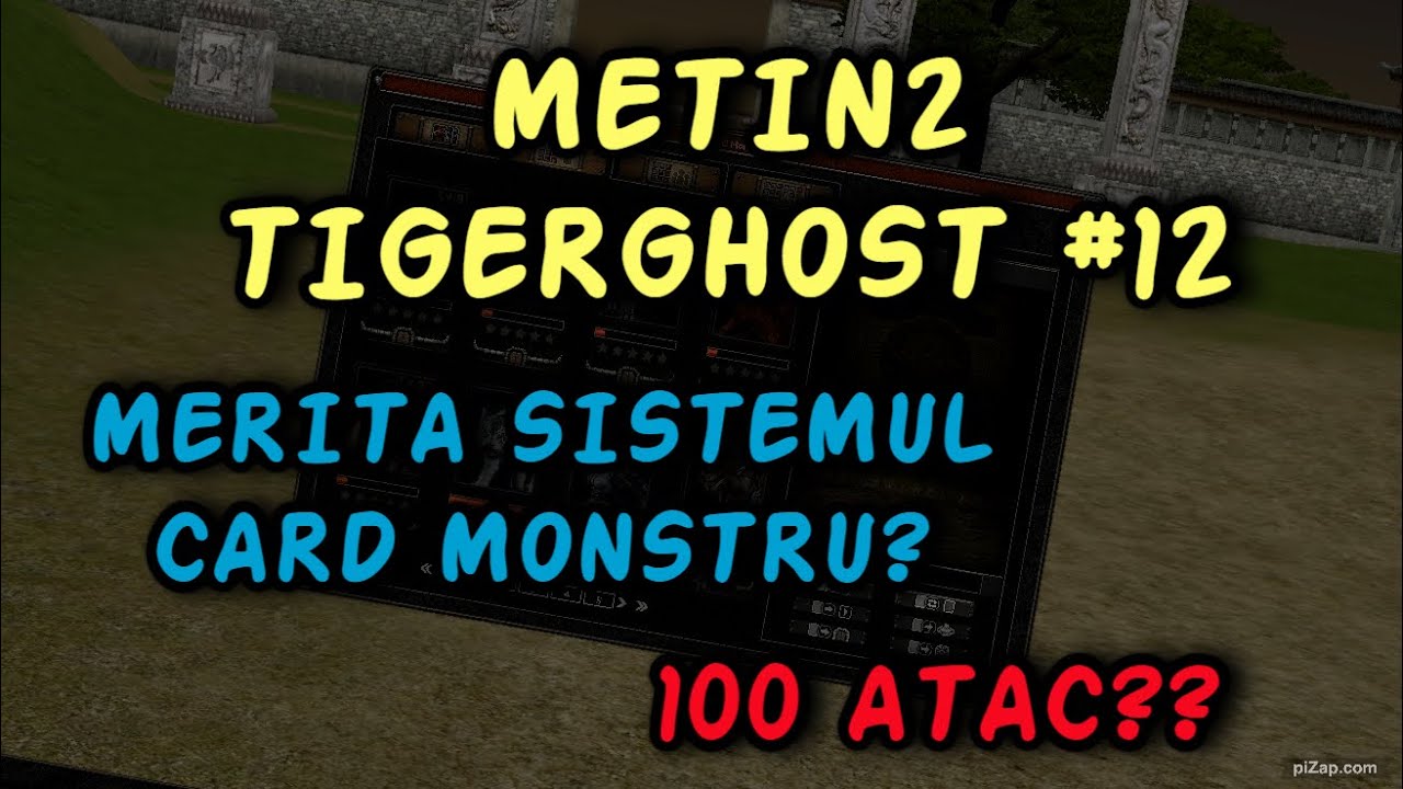 sistemul CARD MONSTRU / merita timpul? | Metin2 TIGERGHOST #12