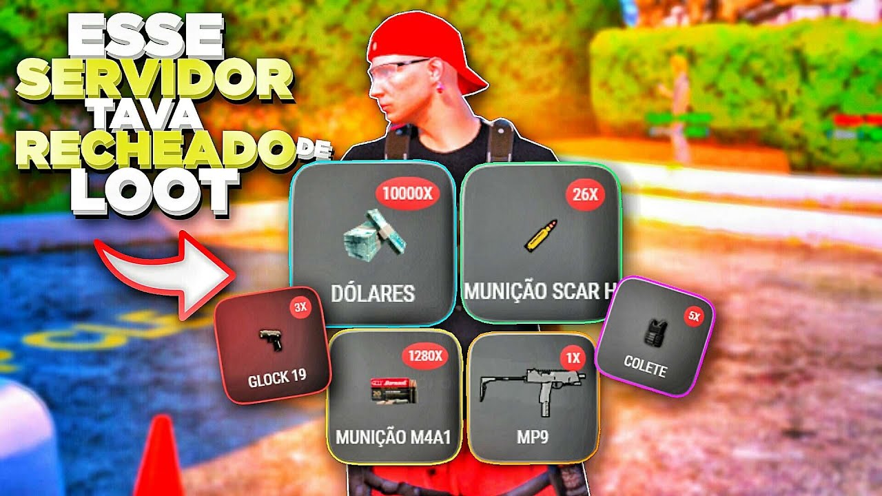 FARMEI NESSE ESQUEMA E RENDEU MUITO LOOT com MOD MENU GTA RP