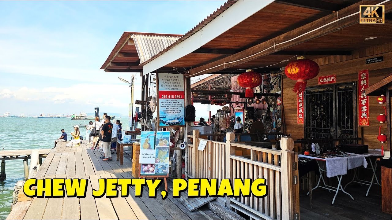A Walk Through Chew Jetty: Penang Living Heritage | Penang, Malaysia | 4K