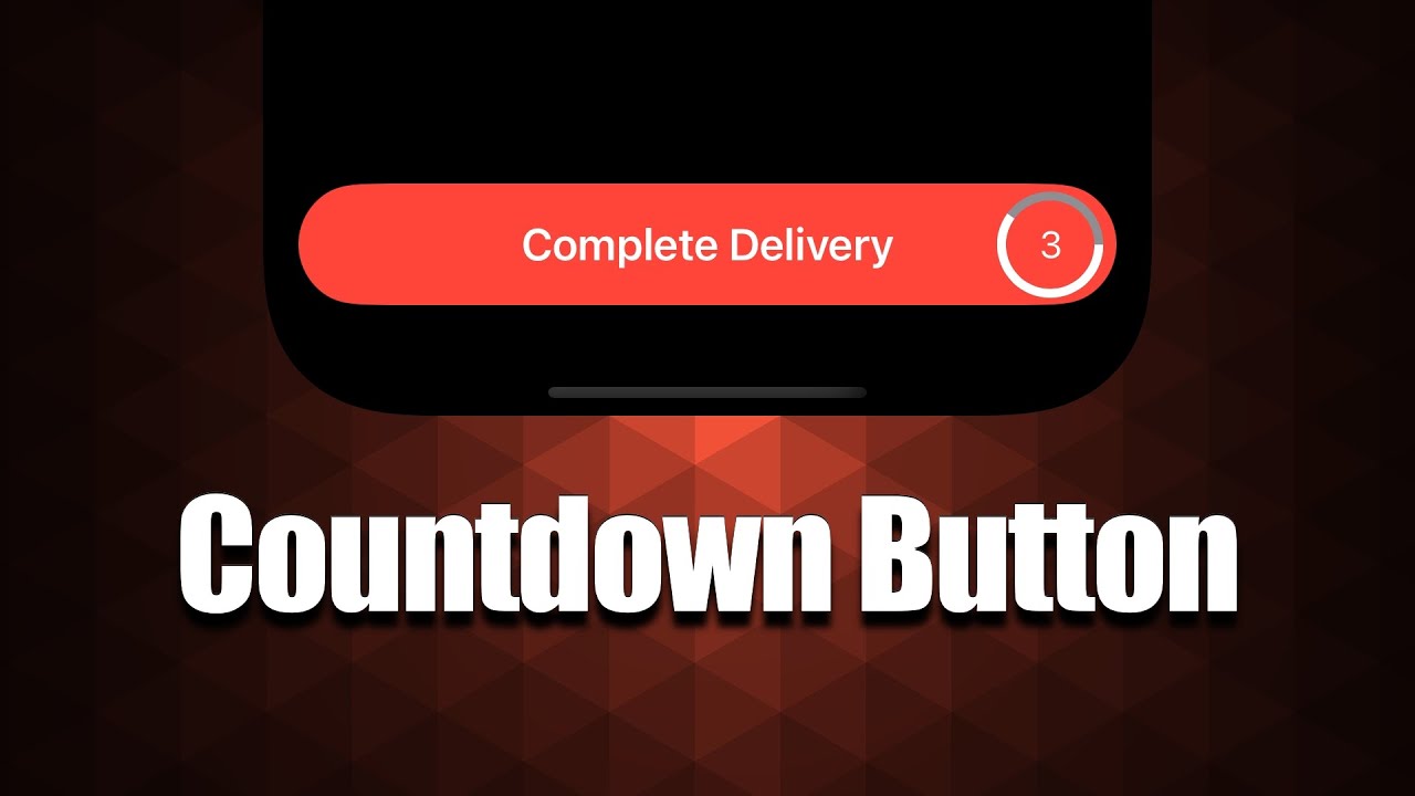 SwiftUI Countdown Timer Button