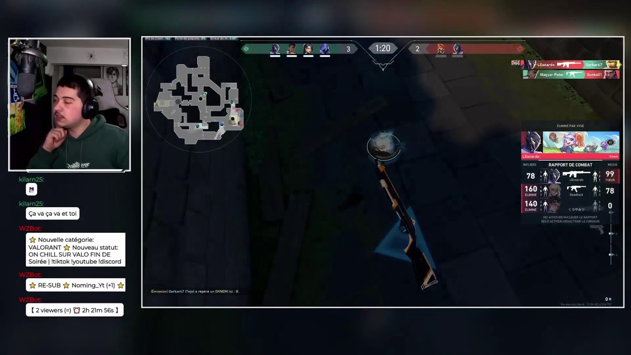pour la fin de live du valo en chill