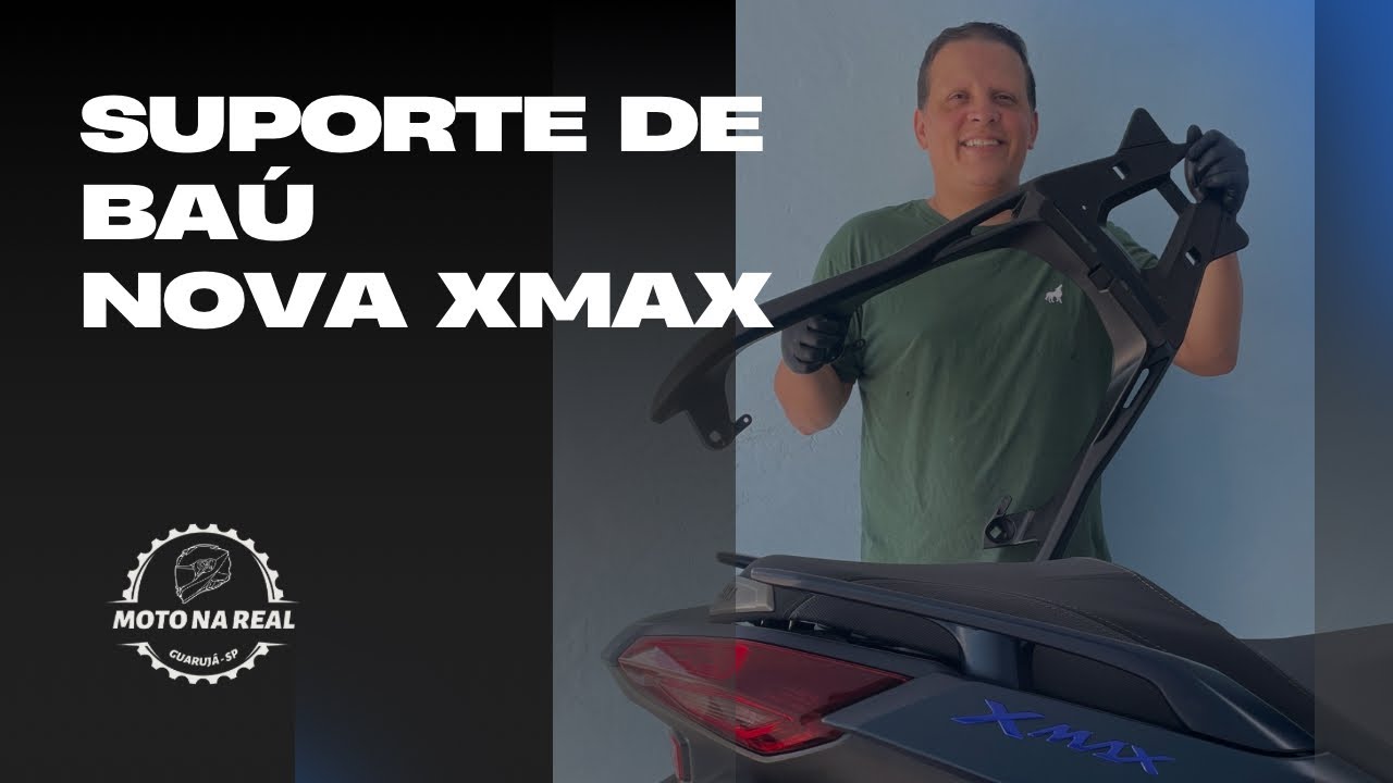 Instalação de Suporte de Baú na XMAX 250 – Guia Completo