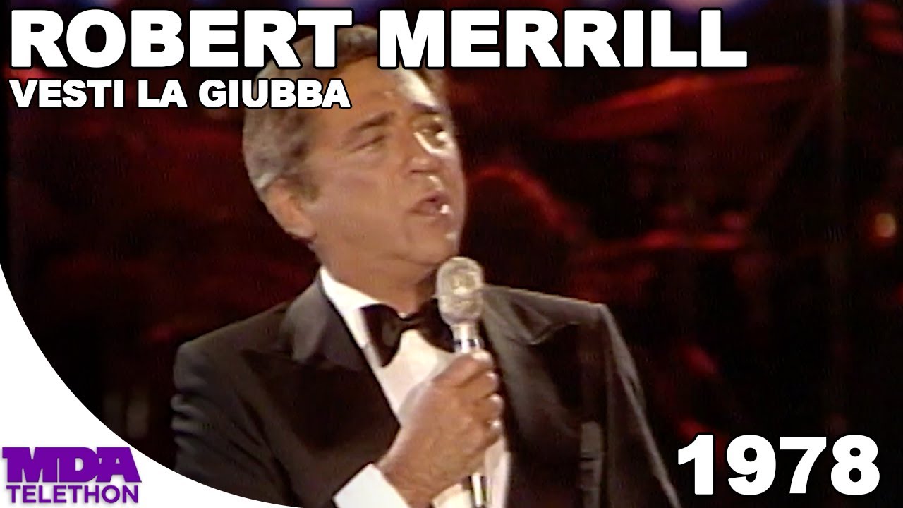 Robert Merrill - Vesti La Giubba | 1978 | MDA Telethon