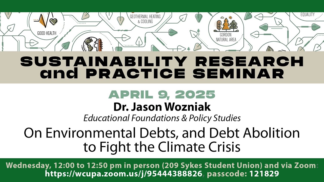 SPRS Spring '25 4/9: On Environmental Debts, and Debt Abolition to Fight the Climate Crisis