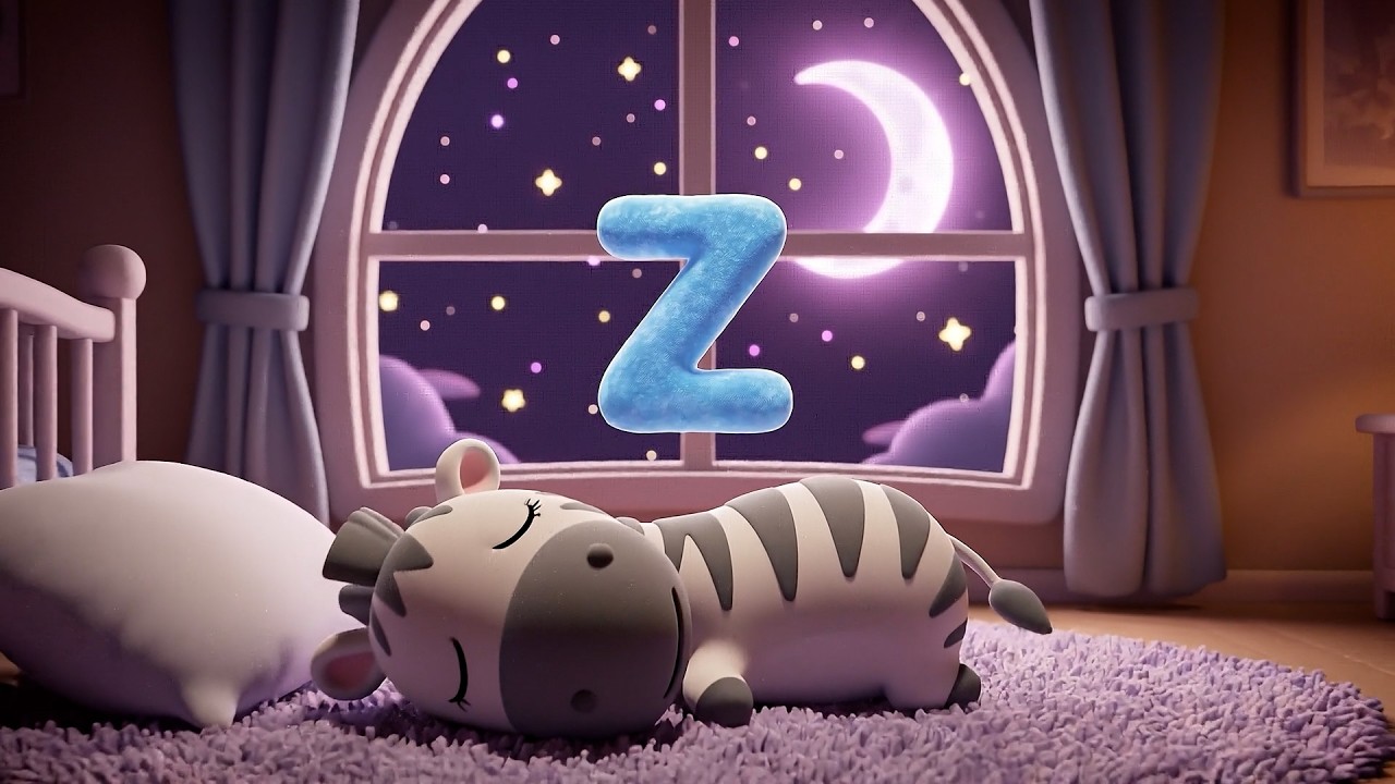 Bedtime ABC Song A–Z | Calm Alphabet Learning for Toddlers | Sleep-Friendly Kids Video