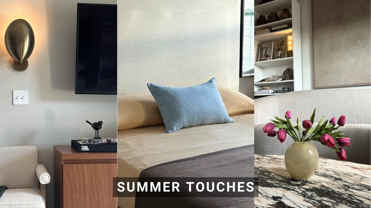 A REFRESH BEFORE SUMMER OFFICIALLY ENDS | DECORATE WITH ME | SIGNED ANDREA