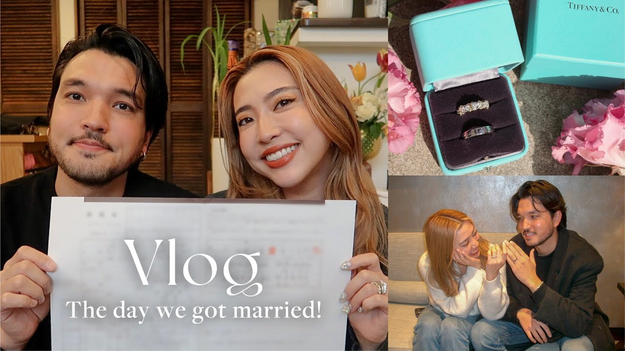 【入籍Vlog】入籍手続きの様子や、結婚指輪を購入した日など💍💕婚姻届/名義変更/事務作業諸々😂