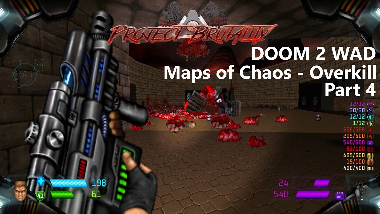 Doom 2 with Project Brutality, Maps Of Chaos Overkill and various MODS - Part 4
