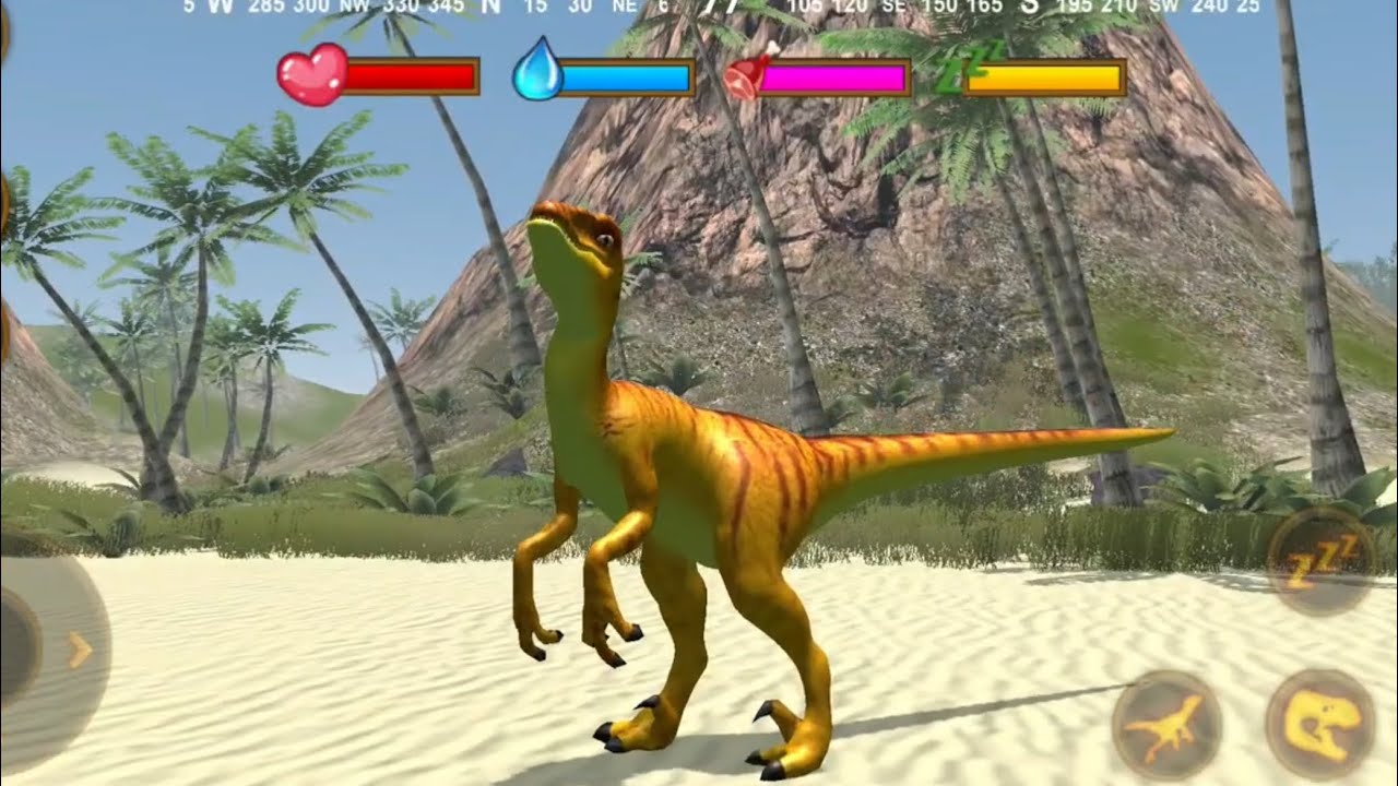 Best Dino Gamer - Talking Small Compsognathus Simulador Android Gameplay #dinovideos #dino