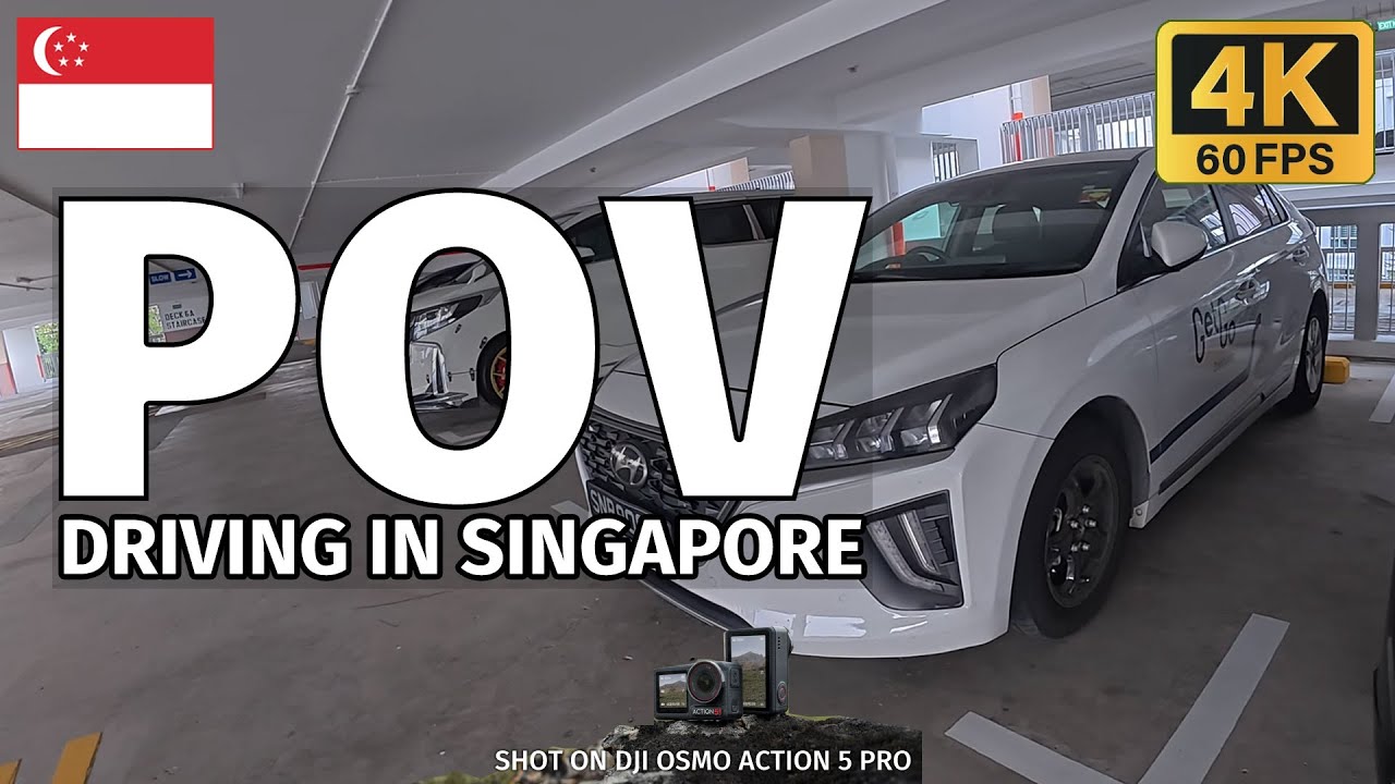 2021 Hyundai IONIQ 1.6 DCT S/R - Singapore Night POV Ride 4K